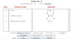 Screenshot of Equation Solver