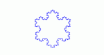 Screenshot of Koch's Snowflake