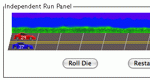 Screenshot of Racing Game with One Die