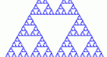 Screenshot of Sierpinski's Triangle