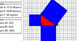 Screenshot of Squaring the Triangle